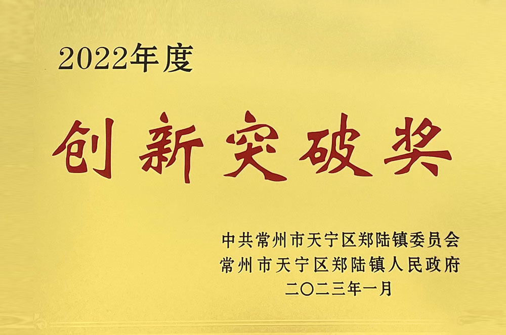 創(chuàng)新突破獎(jiǎng)